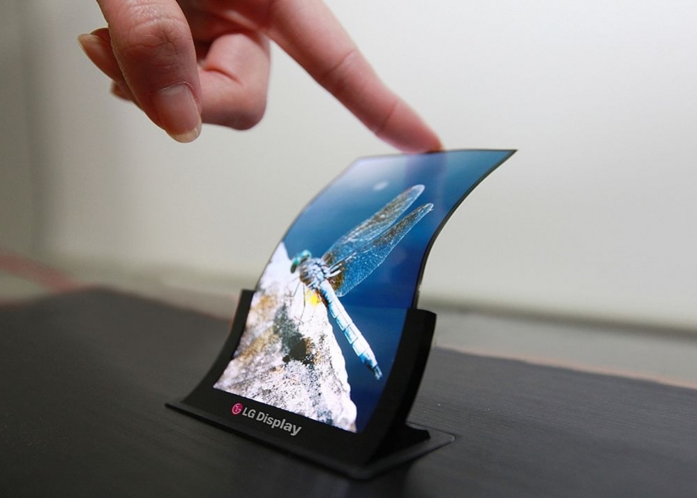 Sample flexible OLED display