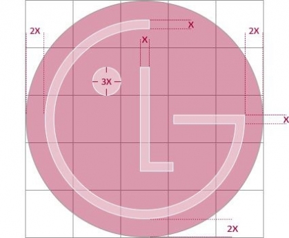 Графічне креслення логотипу LG