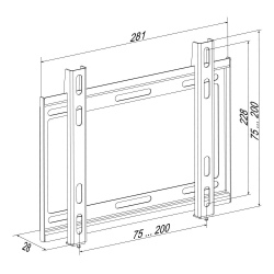 WM228P Кронштейн