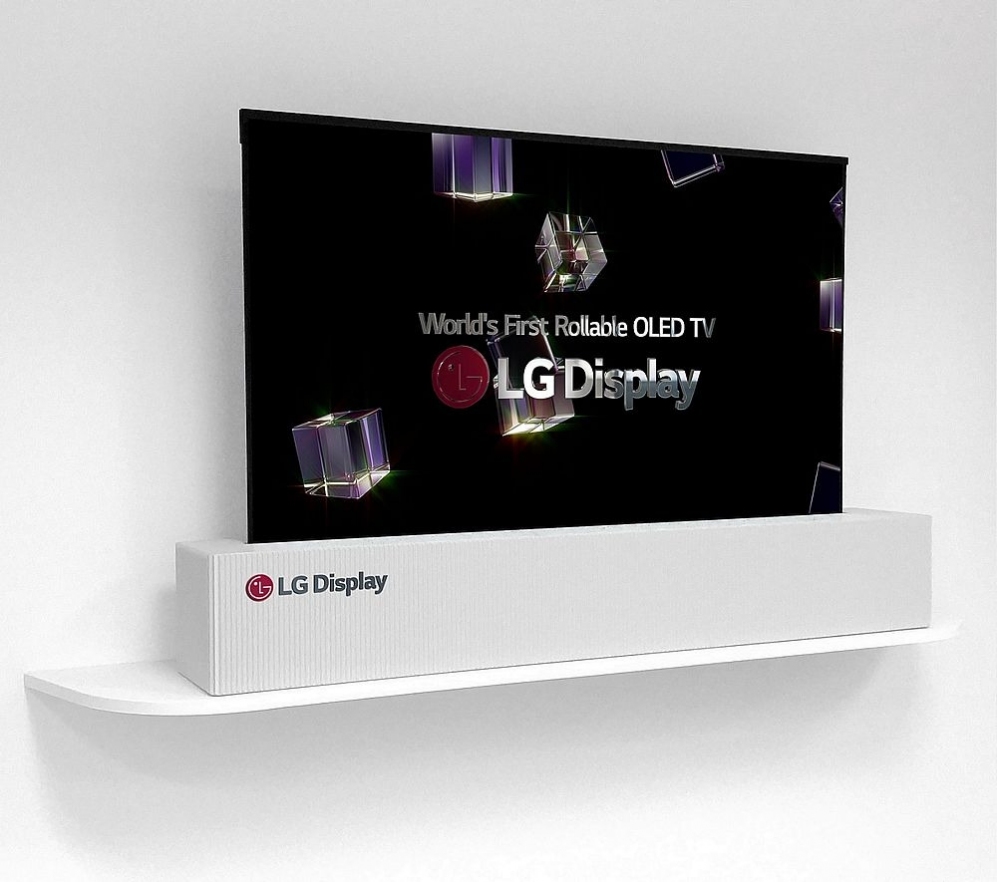 First rollable OLED TV set