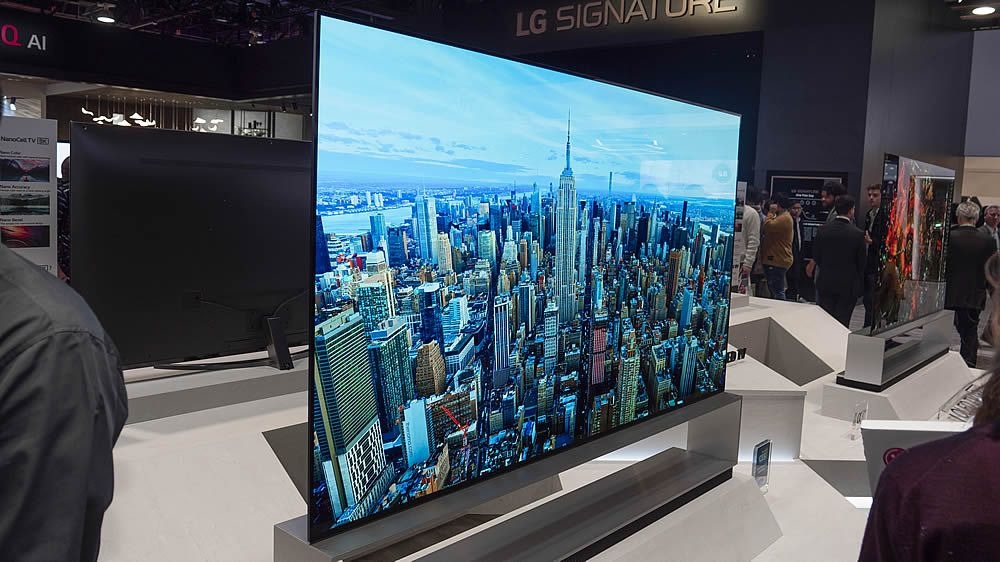 First 8K OLED TV Set